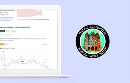 Empowering Ontarians with COVID-19 data